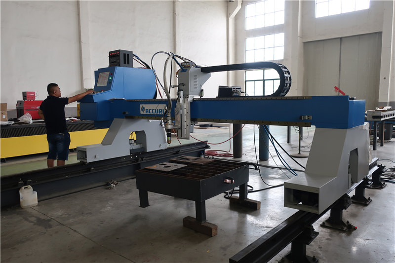 heavy duty metal plate and round pipe gantry cnc plasma